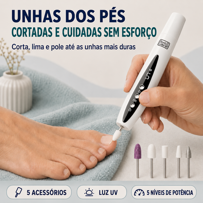 CortaLima Pro™ – Corta-Unhas e Lima Elétrica 5 em 1
